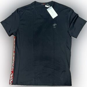 Versace Nylon/Lycra Stretch Shirt 20” Pit to Pit